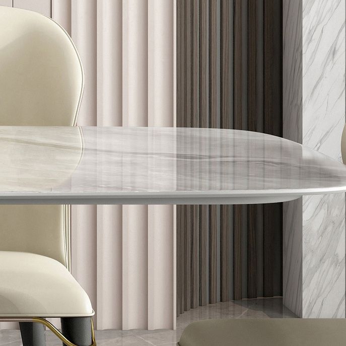 Contemporary 1/4/5/6 Pieces Dining Set Gray Sintered Stone Dining Room Set Clearhalo 'Dining Room Sets' 'Dining Tables & Seating' 'dining_room_set' 'furn' 'furn_dining_room_set' 'Furniture' 'furniture_dining_room_set' 'Kitchen & Dining Furniture' 'kitchen&dining_furn' 'kitchen' 1200x1200_9e4c7b0c-6bf6-44b5-b536-bd2ec1fdbb0e