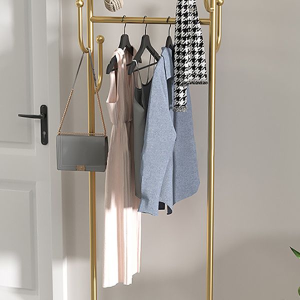 Free Standing Hall Stand Glam Metal Hall Stand with Coat Hook Clearhalo 'Entry & Mudroom Furniture' 'furn' 'furn_hall_tree_coat_racks' 'Furniture' 'Hall Trees & Coat Racks' 'hall_tree_coat_racks' 1200x1200_9e4d797d-bb90-4faa-a409-701fd2e74fe1