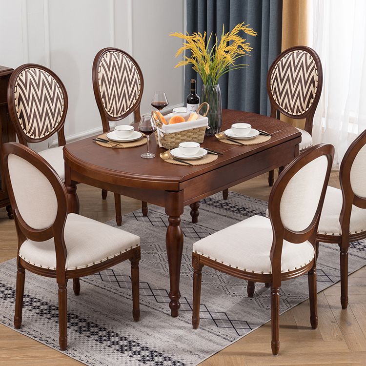 Solid Wood Country Style Dining Chair Matte Finish King Louis Back Side Chair Clearhalo ' kitchen&dining_furn' 'Dining Chairs' 'Dining Tables & Seating' 'dining_chair' 'furn' 'furn_dining_chair' 'Furniture' 'furniture_dining_chair' 'Kitchen & Dining Furniture' 'kitchen' 1200x1200_9e4f7083-18a2-413a-81a2-ddee5e2d4a45