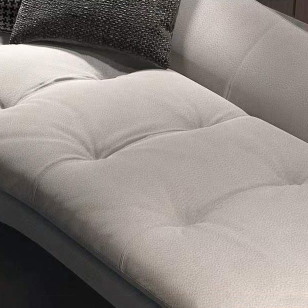 Contemporary Upholstered Chaise Lounge One Armed Chaise Lounge