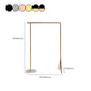 Gorgeous Free Standing Coat Rack Stainless Steel Coat Hanger for Living Room