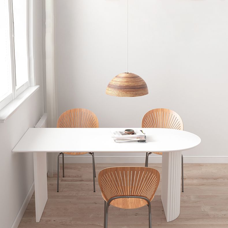 White Dining Table Modern Restaurant Furniture with Double Pedestal Base Clearhalo 'Dining Tables & Seating' 'Dining Tables' 'dining_table' 'furn' 'furn_dining_table' 'Furniture' 'furniture_dining_table' 'Kitchen & Dining Furniture' 'kitchen' 'kitchen_dining_table' 1200x1200_9e53fb05-4eca-41dd-8e7f-b0e1c4901671