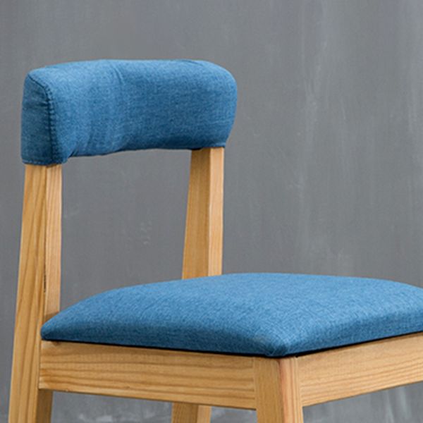 Country Style Home Side Chair Open Back Wood Upholstered Dining Room Chair Clearhalo ' kitchen&dining_furn' 'Dining Chairs' 'Dining Tables & Seating' 'dining_chair' 'furn' 'furn_dining_chair' 'Furniture' 'furniture_dining_chair' 'Kitchen & Dining Furniture' 'kitchen' 1200x1200_9e56122f-34c7-49c8-9cb1-6c2e80c27c5c