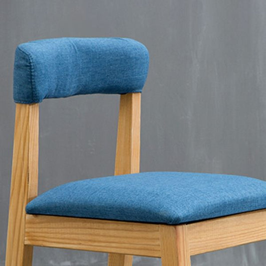 Country Style Home Side Chair Open Back Wood Upholstered Dining Room Chair Clearhalo ' kitchen&dining_furn' 'Dining Chairs' 'Dining Tables & Seating' 'dining_chair' 'furn' 'furn_dining_chair' 'Furniture' 'furniture_dining_chair' 'Kitchen & Dining Furniture' 'kitchen' 1200x1200_9e56122f-34c7-49c8-9cb1-6c2e80c27c5c