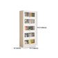 White Bookshelf Contemporary Style Bookcase with Door for Home Office Clearhalo 'Bookcases' 'furn' 'furn_bookcases' 'Furniture' 'furniture_bookcases' 'kitchen' 'kitchen_bookcases' 'Living Room Furniture' 'Office Furniture' 1200x1200_9e573a63-93e6-4516-9703-704ba876b16e