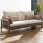 Rustic 37.4"High Cotton-Blend Sectional Pillow Back Sofa with Solid Wood Legs , Beige Clearhalo 'furn' 'furn_sectionals' 'Furniture' 'furniture_sectionals' 'Living Room Furniture' 'Sectionals' 1200x1200_9e57faf4-d5f0-4fa7-9f86-a5a2e43c9c05