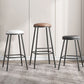 Scandinavian Backless Footrest Barstool Matte Finish Upholstered Home Stool Clearhalo 'Bar Furniture' 'Bar Stools' 'bar_stools' 'furn' 'furn_bar_stools' 'Furniture' 'furniture_bar_stools' 'Kitchen & Dining Furniture' 1200x1200_9e584b3b-3a4b-4021-8673-ed1a28aa0e3d