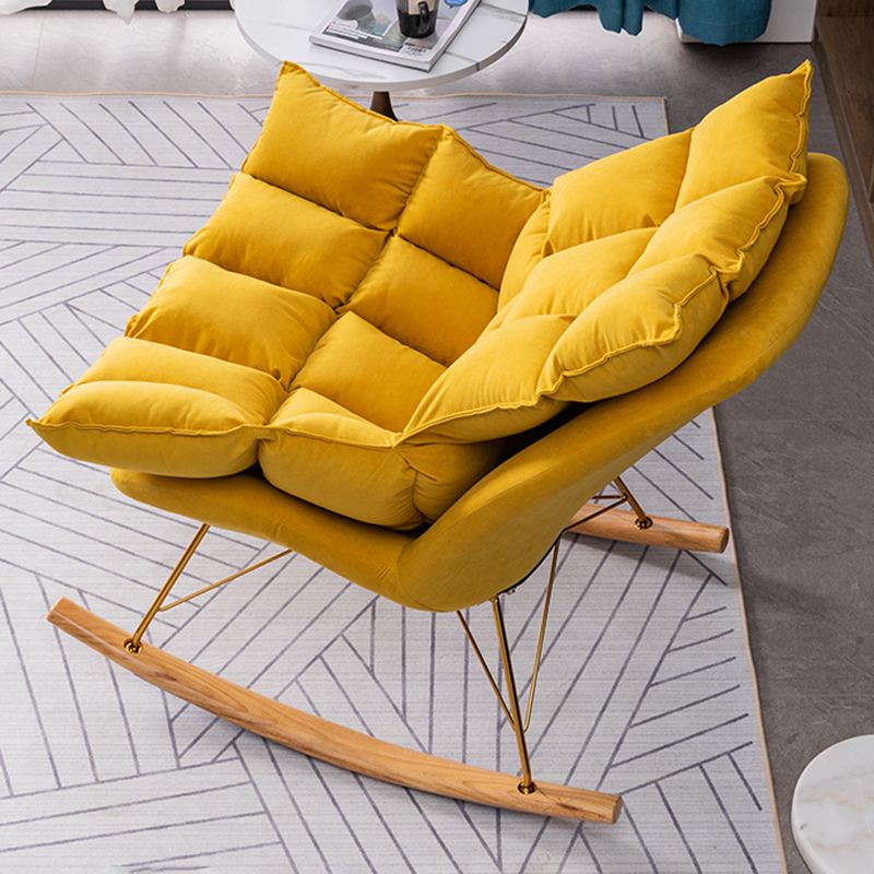 Chaise à bascule de canapé paresseux simple chaise à bascule intérieure pour chambre à coucher