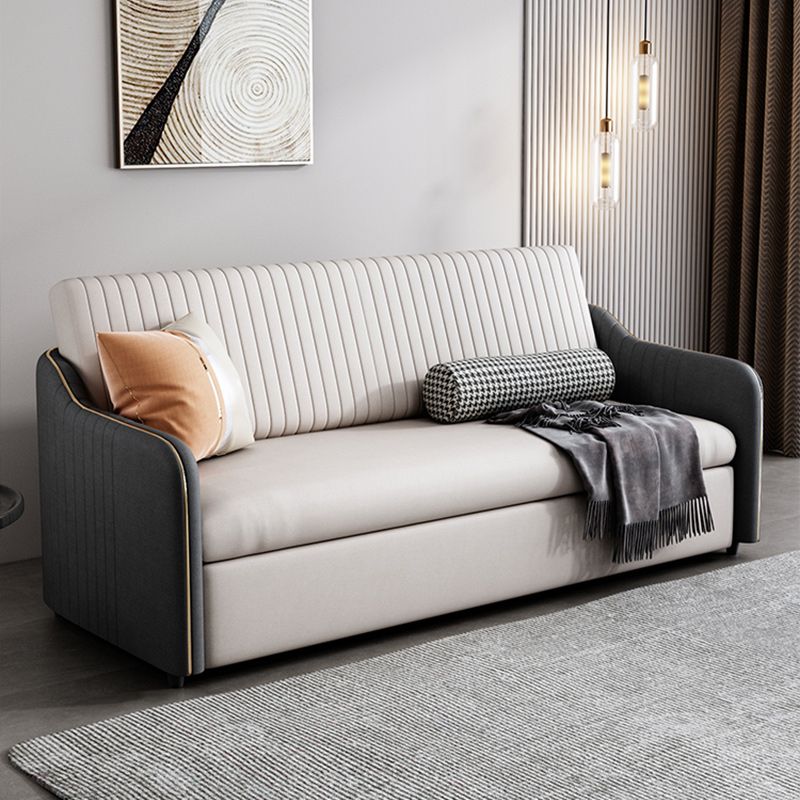 37" Wide Glam Sleeper Sofa Futon Foldable Pillow Included Sleeper Sofa Clearhalo 'furn' 'furn_futons' 'Furniture' 'Futons & Daybeds' 'Futons' 'Living Room Furniture' 1200x1200_9e5d83e4-19d9-47e3-89b1-30149f2e070e