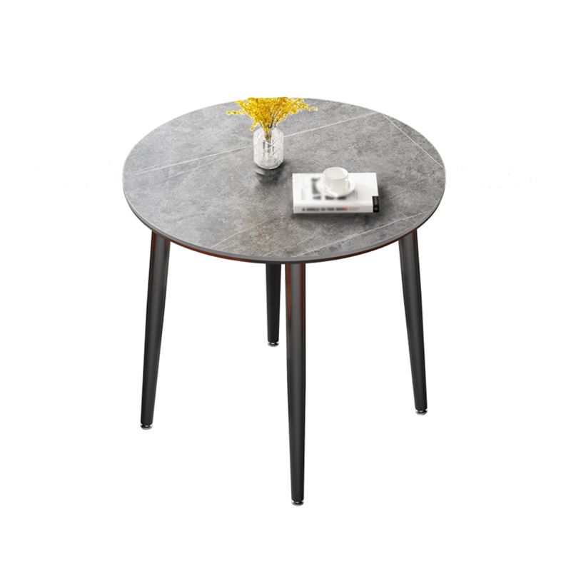 Modern Style Dining Table Sintered Stone Dinner Table with Black Frame Clearhalo ' dining_table' 'Dining Tables & Seating' 'Dining Tables' 'furn' 'furn_dining_table' 'Furniture' 'furniture_dining_table' 'Kitchen & Dining Furniture' 'kitchen&dining_furn' 'kitchen' 'kitchen_dining_table' 1200x1200_9e5dafbd-159b-42d9-98d6-2ec42eb89560