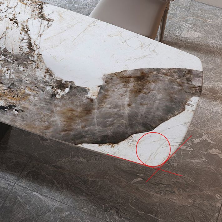 Modern Rectangle Dinette Set 1/3/4/7 Pieces Sintered Stone Top Dining Table Set Clearhalo 'Dining Room Sets' 'Dining Tables & Seating' 'dining_room_set' 'furn' 'furn_dining_room_set' 'Furniture' 'furniture_dining_room_set' 'Kitchen & Dining Furniture' 1200x1200_9e5e4cd3-1df4-4752-bd04-aa47f6e7aa27