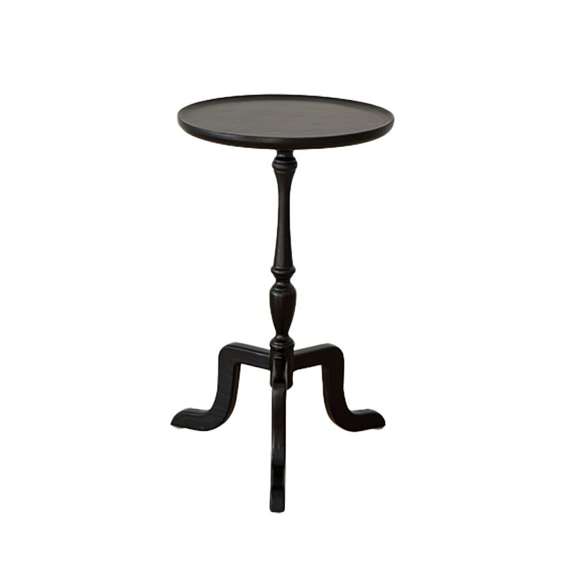 Rustic Round 3 Legs Side Table Solid Wood Tray Top End Table Set Clearhalo 'Coffee & Accent Tables' 'End & Side Tables' 'end_side_tables' 'furn' 'furn_end_side_tables' 'Furniture' 'Living Room Furniture' 1200x1200_9e604b93-e253-4089-ba5d-a471b3ba2c94