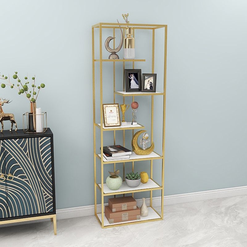 Modern Style Bookcase Etagere Metal Open Back Bookshelf for Home Clearhalo 'Bookcases' 'furn' 'furn_bookcases' 'Furniture' 'furniture_bookcases' 'Office Furniture' 1200x1200_9e636603-06f0-4b13-b5dd-00a813807718