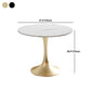 Modern Round Dining Table Sintered Stone Tulip Table for Dining Room Clearhalo 'Dining Tables & Seating' 'Dining Tables' 'dining_table' 'furn' 'furn_dining_table' 'Furniture' 'Kitchen & Dining Furniture' 1200x1200_9e65df49-9615-4d00-b440-399ca96b29e5