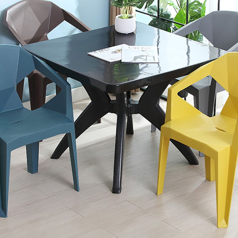 Modern Style Chair Dining Arm Chairs for Kitchen with Plastic Legs Clearhalo 'Dining Chairs' 'Dining Tables & Seating' 'dining_chair' 'furn' 'furn_dining_chair' 'Furniture' 'furniture_dining_chair' 'Kitchen & Dining Furniture' 1200x1200_9e6849c2-96a9-4452-8154-b66d50174a32