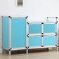 47.5"L Modern Style Sideboard with Metal Cabinets Door Sideboard for Kitchen Dining Room Clearhalo 'buffet_sideboard' 'Buffets & Sideboards' 'furn' 'furn_buffet_sideboard' 'Furniture' 'Kitchen & Dining Furniture' 1200x1200_9e6b00ed-8a7c-40d6-9747-9eb573c66b62