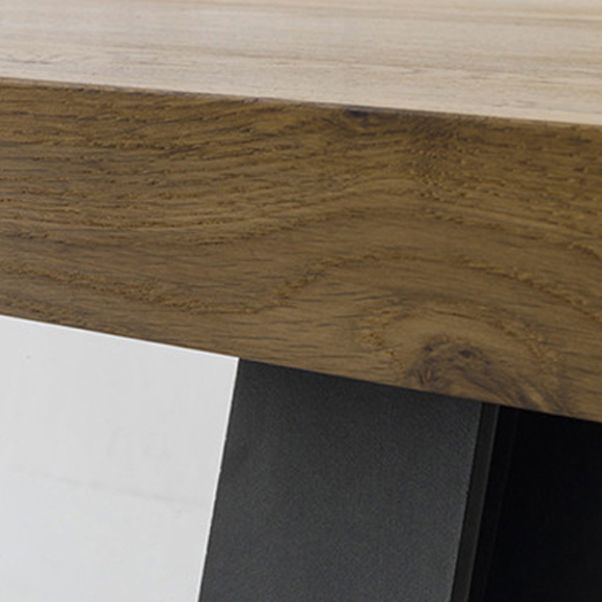 Rectangle 4 Legs Industrial Table Wood Color Fixed Table of Solid Wood Clearhalo ' dining_table' 'Dining Tables & Seating' 'Dining Tables' 'furn' 'furn_dining_table' 'Furniture' 'furniture_dining_table' 'Kitchen & Dining Furniture' 'kitchen&dining_furn' 'kitchen' 'kitchen_dining_table' 1200x1200_9e6b4e10-a91c-4001-ba10-39f4619bd4c3