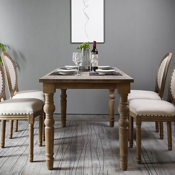 Medieval Modern Pine Wood Table Rectangle Indoor Old Table with 4 Legs Clearhalo ' dining_table' 'Dining Tables & Seating' 'Dining Tables' 'furn' 'furn_dining_table' 'Furniture' 'furniture_dining_table' 'Kitchen & Dining Furniture' 'kitchen&dining_furn' 'kitchen' 'kitchen_dining_table' 1200x1200_9e6bef5a-ca57-4963-a768-9a8b157602dc