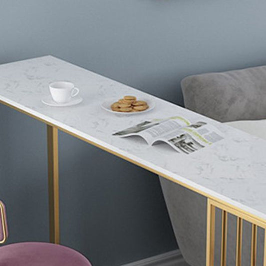 Faux marmeren balktafel Set 1/2/3 stuks Glam Rechthoek Bistro Set voor eetkamer