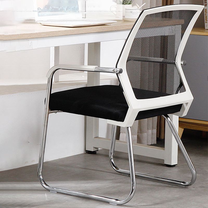 CorLiving Workspace Modern Office Chair Black Mid-Back Mesh Desk Chair Clearhalo 'furn' 'furn_office_chair' 'Furniture' 'Office Chairs' 'Office Furniture' 'office_chair' 1200x1200_9e7036ed-ea9e-4bc5-9b37-4899a13d4131