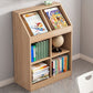 Closed Back Shelf Bookcase Scandinavian Bookshelf for Office