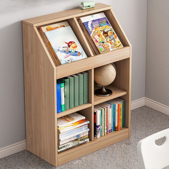 Closed Back Shelf Bookcase Scandinavian Bookshelf for Office