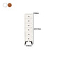 Modern Wooden Lingerie Chest Bedside Vertical Storage Chest in White and Brown Clearhalo 'Bedroom Furniture' 'Dressers & Chests' 'dressers_chests' 'furn' 'furn_dressers_chests' 'Furniture' 1200x1200_9e76a960-77e5-4fe8-bcd7-93ce465bfce8