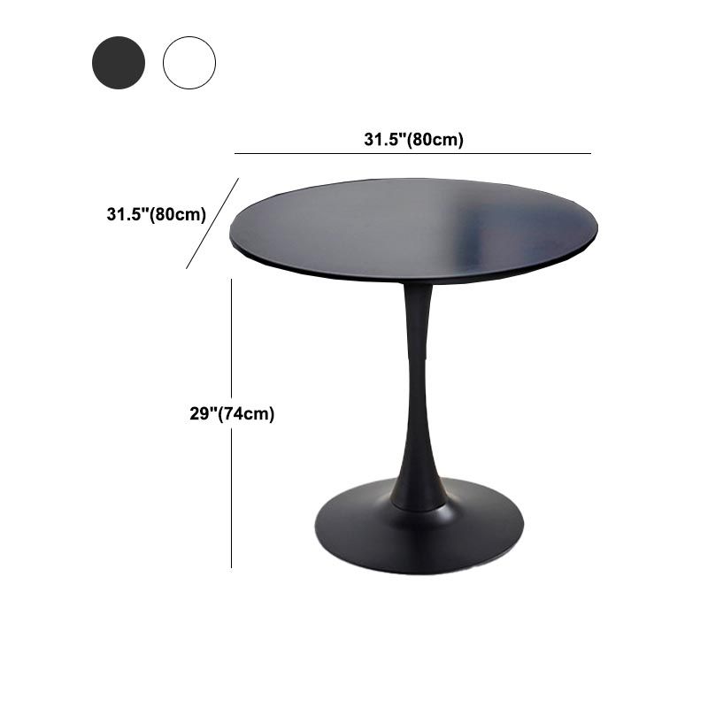 Modern Manufactured Wood Tulip Table Matte Finish Round Dining Table Clearhalo 'Dining Tables & Seating' 'Dining Tables' 'dining_table' 'furn' 'furn_dining_table' 'Furniture' 'furniture_dining_table' 'Kitchen & Dining Furniture' 'kitchen' 'kitchen_dining_table' 1200x1200_9e7949da-09f5-4d77-8981-6bee9c8b966e