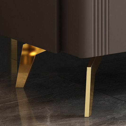 Glam Media Console TV Stand Stone TV Media Console per soggiorno