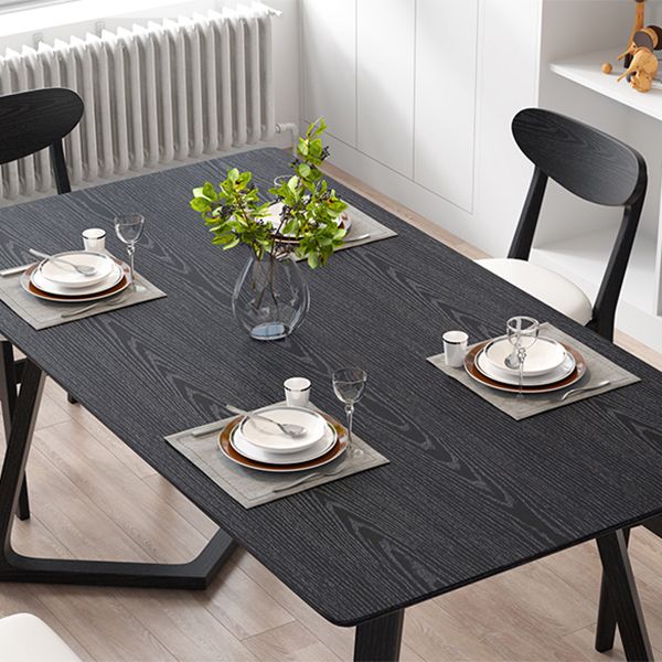 Industrial Rectangle Dining Table Ash Solid Wood Table with Double Pedestal Base Clearhalo ' dining_table' 'Dining Tables & Seating' 'Dining Tables' 'furn' 'furn_dining_table' 'Furniture' 'furniture_dining_table' 'Kitchen & Dining Furniture' 'kitchen&dining_furn' 'kitchen' 'kitchen_dining_table' 1200x1200_9e7a25dc-c109-4b88-bba7-e2a668a9fcab