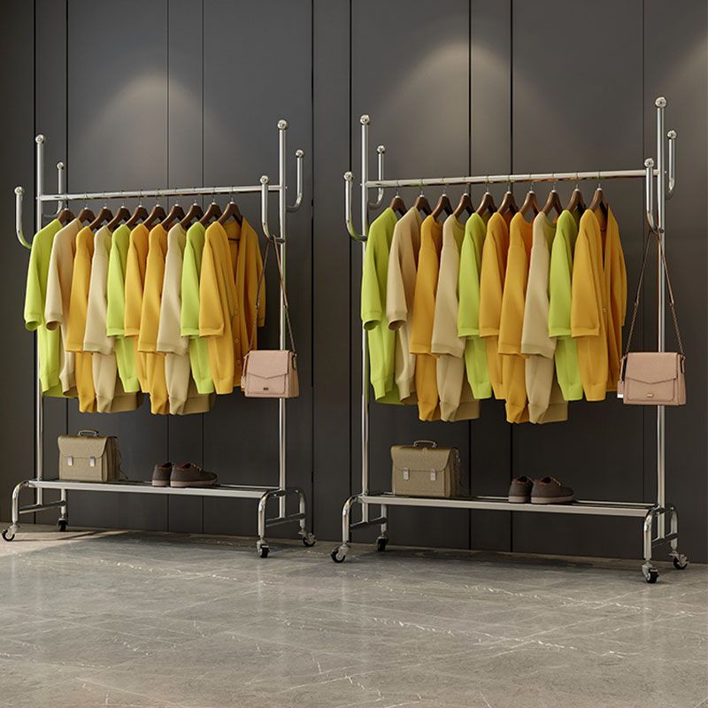 Hanchos de estante de estilo moderno Diseño de la rejilla de metal de pie para sala de estar para sala de estar