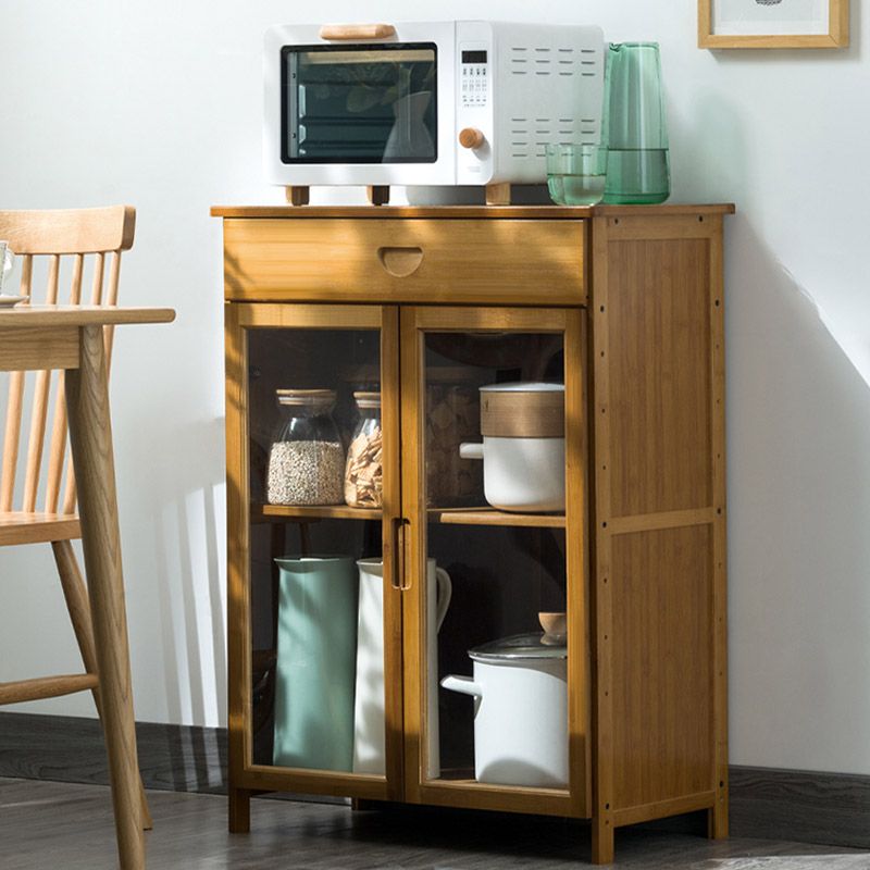 Moderno portabiatte sideboard della porta acrilica mobile in legno per l'uso della cucina