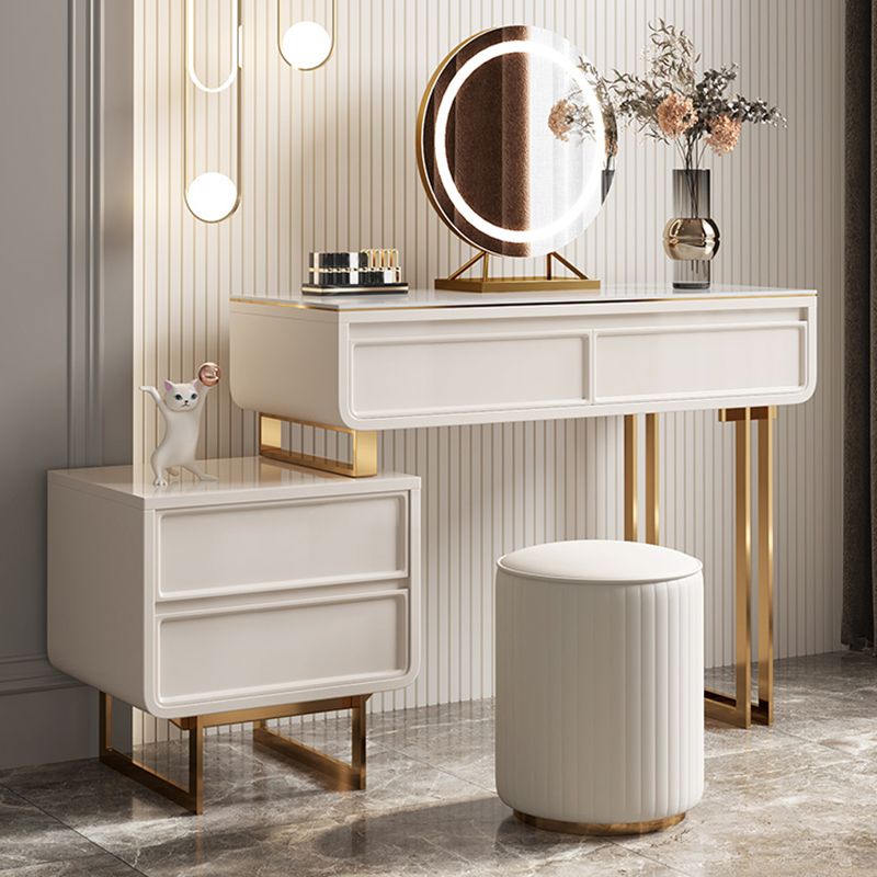 Set di vanità grigio per trucco per trucco in ardesia glam