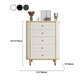 Glam Stone Bedroom Chest White 15" Wide Storage Chest with Drawers Clearhalo 'Bedroom Furniture' 'Dressers & Chests' 'dressers_chests' 'furn' 'furn_dressers_chests' 'Furniture' 1200x1200_9e7f0d83-43bf-47c0-b144-9663b525435b