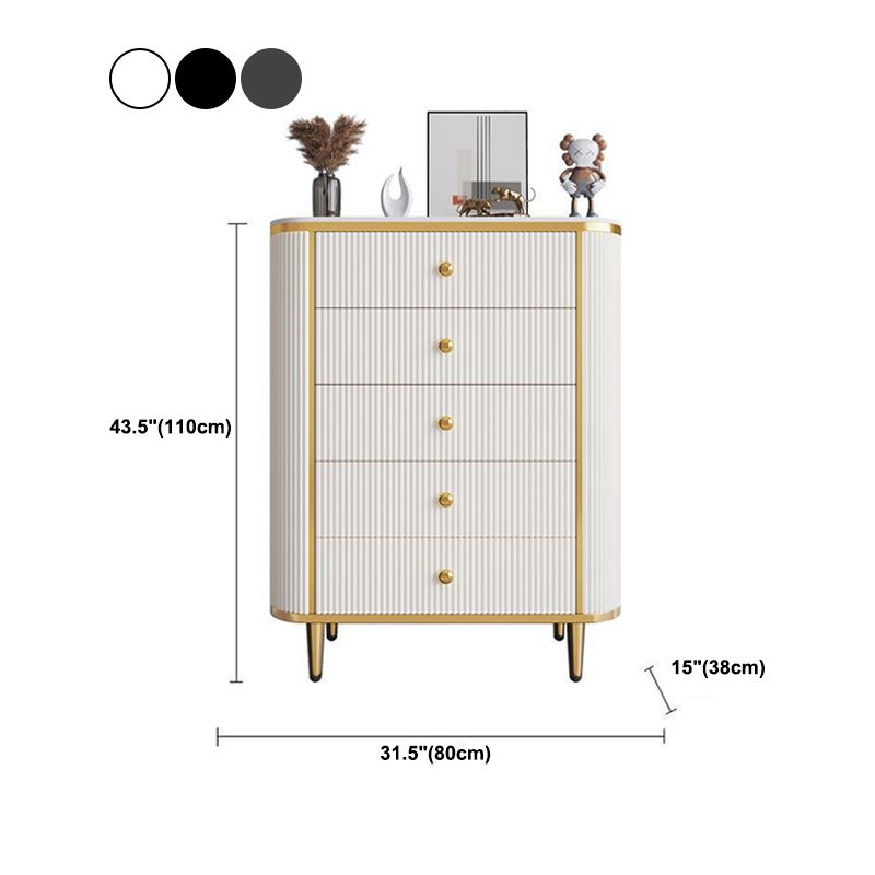 Glam Stone Bedroom Chest White 15" Wide Storage Chest with Drawers Clearhalo 'Bedroom Furniture' 'Dressers & Chests' 'dressers_chests' 'furn' 'furn_dressers_chests' 'Furniture' 1200x1200_9e7f0d83-43bf-47c0-b144-9663b525435b