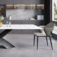 Modern Rectangle Sintered Stone Table Set 1/4/5 Pieces Dining Set Clearhalo 'Dining Room Sets' 'Dining Tables & Seating' 'dining_room_set' 'furn' 'furn_dining_room_set' 'Furniture' 'Kitchen & Dining Furniture' 1200x1200_9e7f84bd-e690-4e43-8aff-44f8f9fe8502