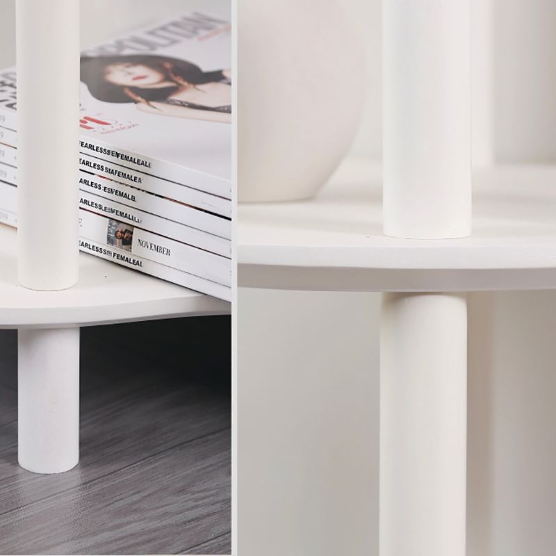 Libreria moderna bianca ingegnerizzato in legno Multi -tiers Etagere Open Bookshelf per Home Office