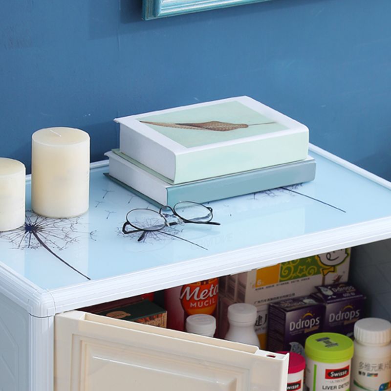 Modern Plastic Cabinets Sideboard Buffet Multicolored Living Room Buffet Clearhalo 'buffet_sideboard' 'Buffets & Sideboards' 'Furniture' 'furniture_buffet_sideboard' 'Kitchen & Dining Furniture' 1200x1200_9e81ccdd-8a02-43f9-ac77-4e6072759a7c