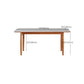 Simplicity Style Rectangle Stone Fixed Dinner Table with 4-foot Clearhalo 'Dining Tables & Seating' 'Dining Tables' 'dining_table' 'furn' 'furn_dining_table' 'Furniture' 'Kitchen & Dining Furniture' 1200x1200_9e81fc8d-b157-4a13-a85e-a6160253533e