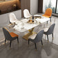 Traditional Luxury Rectangle Dining Room Table Sintered Stone Table with Pedestal Base Clearhalo ' dining_table' 'Dining Tables & Seating' 'Dining Tables' 'furn' 'furn_dining_table' 'Furniture' 'furniture_dining_table' 'Kitchen & Dining Furniture' 'kitchen&dining_furn' 'kitchen' 'kitchen_dining_table' 1200x1200_9e832393-39f9-483e-a80d-be4f5c1f93f8