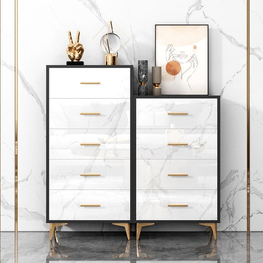 Modern Dresser Manufactured Wood Storage Chest Dresser with 3/4/5/6 Drawers