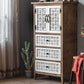 Industrial Rectangle Bar Pulls Accent Cabinet With Doors Cabinet Clearhalo 'Cabinets & Chests' 'cabinets_chests' 'furn' 'furn_cabinets_chests' 'Furniture' 'Living Room Furniture' 1200x1200_9e856a75-e310-4654-b793-21b1bdaf61cf