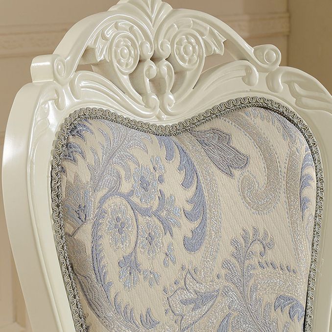 Victorian Fabric Arm Chair King Louis Back Matte Finish Dining Chair (Set of 2) Clearhalo ' kitchen&dining_furn' 'Dining Chairs' 'Dining Tables & Seating' 'dining_chair' 'furn' 'furn_dining_chair' 'Furniture' 'furniture_dining_chair' 'Kitchen & Dining Furniture' 'kitchen' 1200x1200_9e8687b3-b683-4f53-a0dc-e0a70fdff458