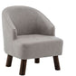 Barrel Chair 22.44" L x 14.96" W x 25.98" H Barrel Accent Chair for Living Room Clearhalo 'Accent Chairs' 'accent_chairs' 'Chairs & Seating' 'furn' 'furn_accent_chairs' 'Furniture' 'Living Room Furniture' 1200x1200_9e888b30-52fb-4133-90df-b037e96b4c62