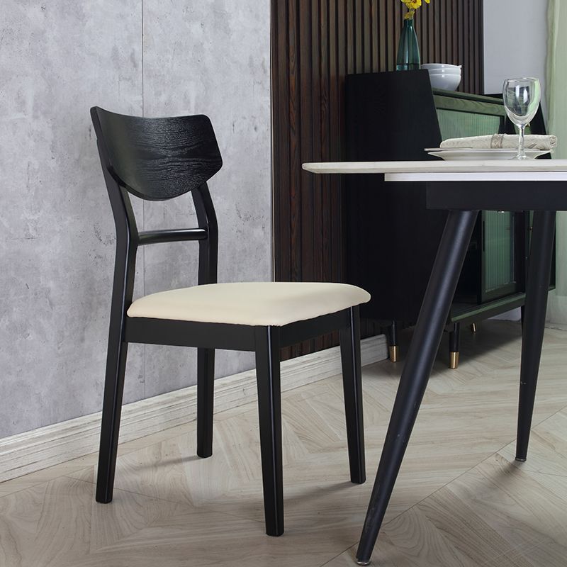 Industrial Ash Open Side Chair Matte Finish Wood Dining Chair Clearhalo 'Dining Chairs' 'Dining Tables & Seating' 'dining_chair' 'furn' 'furn_dining_chair' 'Furniture' 'furniture_dining_chair' 'Kitchen & Dining Furniture' 1200x1200_9e89fd77-7303-4e1f-90c6-a69cc8db2519