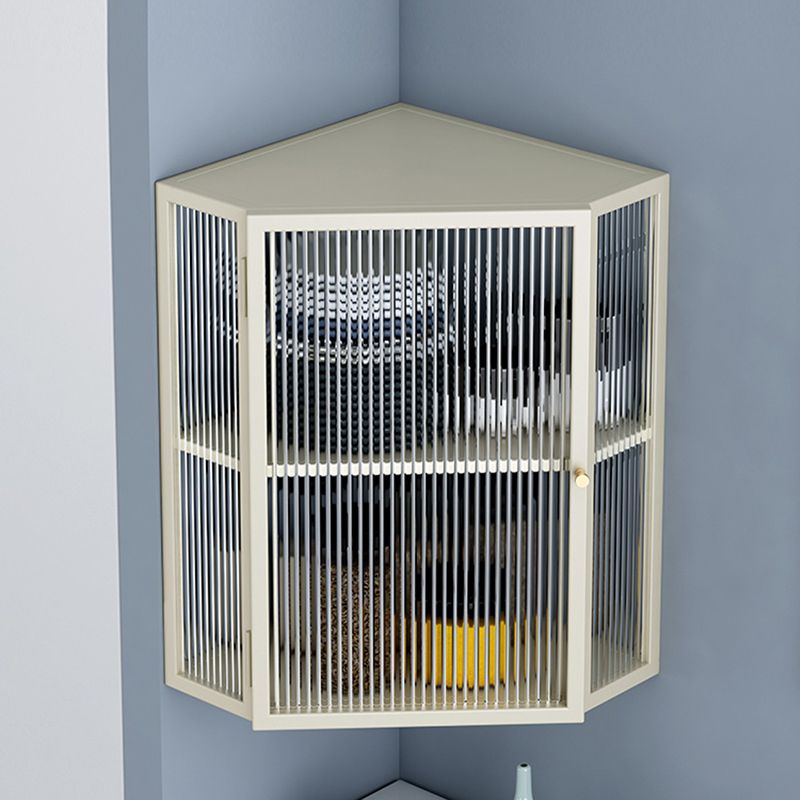 Mobile moderno mobile in metallo mobile a buffet montato a parete per sala da pranzo