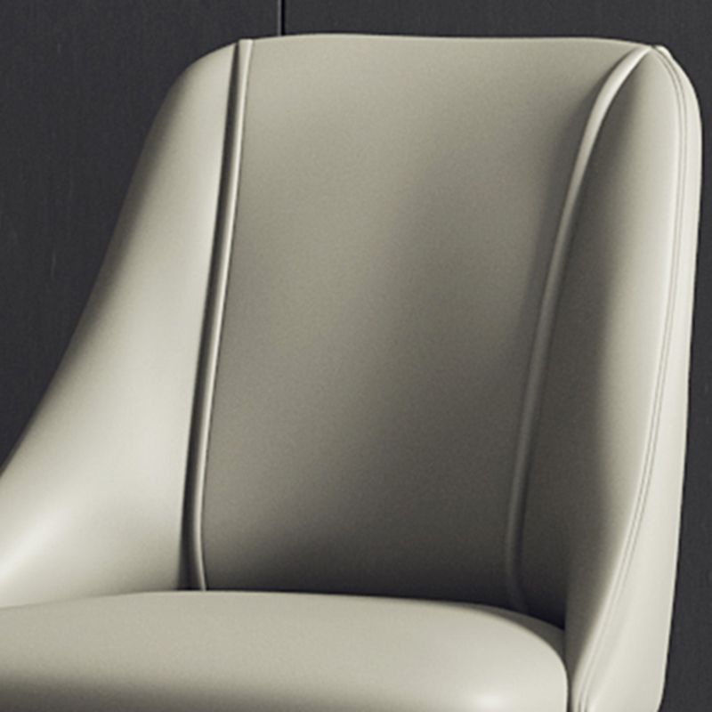 Glam Style Pu Leather Side Chair Set Dining Room Side Chair with Metal Legs Clearhalo ' kitchen&dining_furn' 'Dining Chairs' 'Dining Tables & Seating' 'dining_chair' 'furn' 'furn_dining_chair' 'Furniture' 'furniture_dining_chair' 'Kitchen & Dining Furniture' 'kitchen' 1200x1200_9e8c6067-a4df-4e71-9e10-2ea0eb9f7ca9