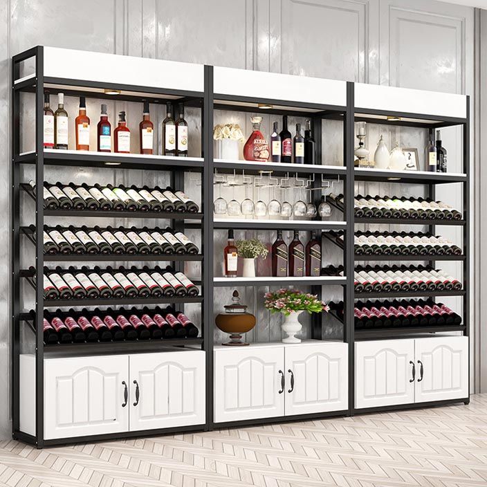 Mid-Century Modern Wine Holder Floor Solid Wood Wine Rack with Shelf Clearhalo 'furn' 'furn_wine_racks' 'Furniture' 'Kitchen & Dining Furniture' 'Wine Racks' 'wine_racks' 1200x1200_9e8d9dd6-570b-416d-a56e-fbfb4a726be9