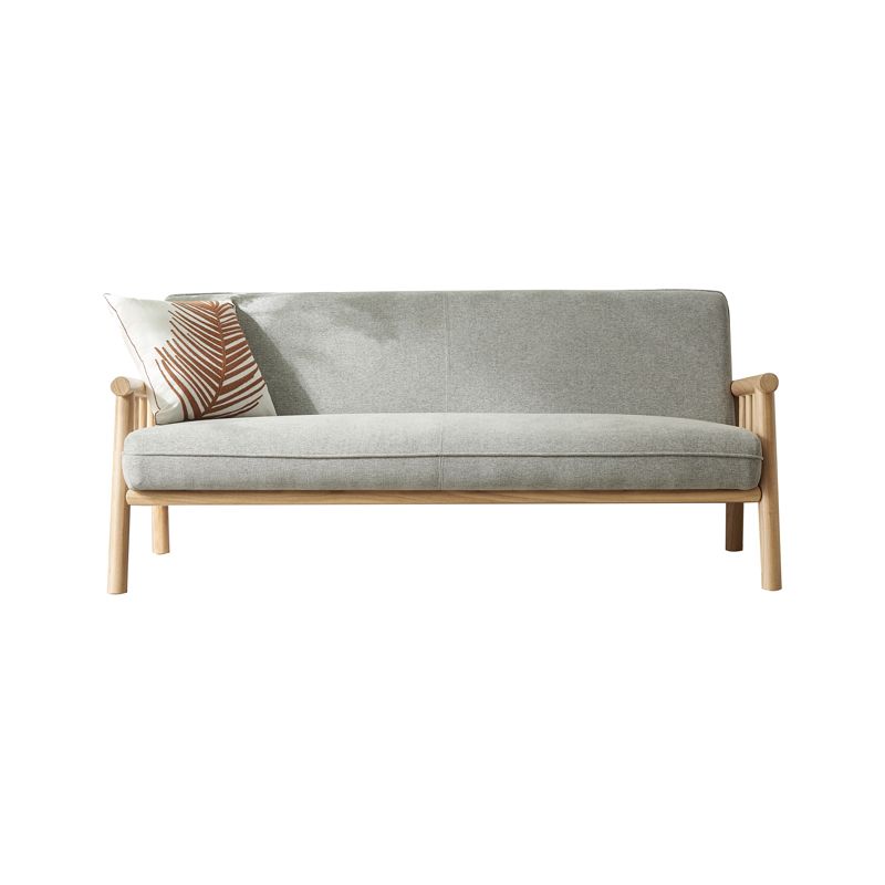 French Country Linen Rolled Arm Sofa 28.7 "W Tight Back Sofa for Living Room Clearhalo 'furn' 'furn_sofas' 'Furniture' 'furniture_sofas' 'Living Room Furniture' 'Sofa' 'sofas' 1200x1200_9e8ed048-e562-4fae-8a82-ee6f22847149