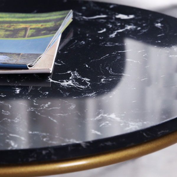 20.47 "Table lateral de estilo contemporáneo de estilo contemporáneo Mesa acento de acento de sofá redondo